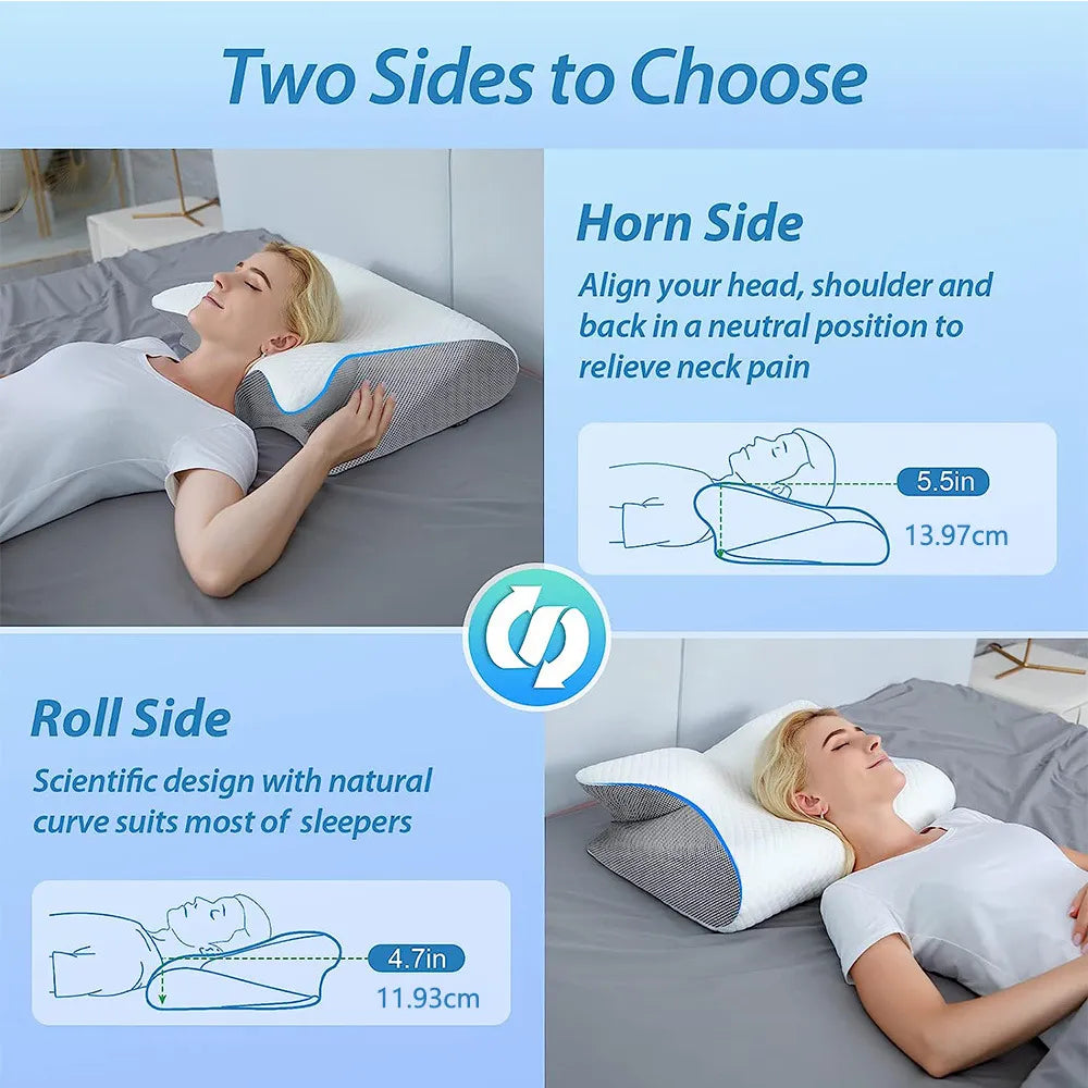 Memory Pillow Home Sleep Cervical Support