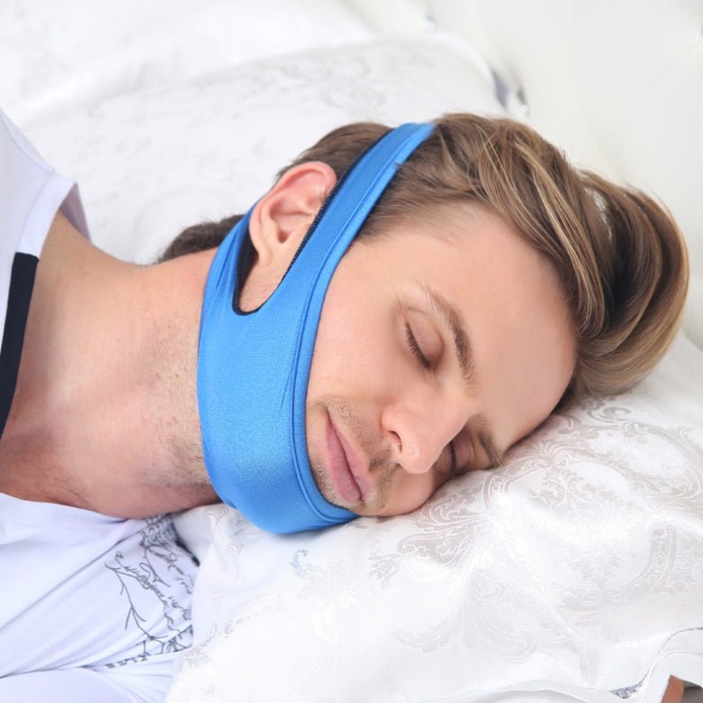 Anti Snore Chin Strap - Sleep Apnea Sleeping Aid ~ Stop Snoring! - SOMNIA