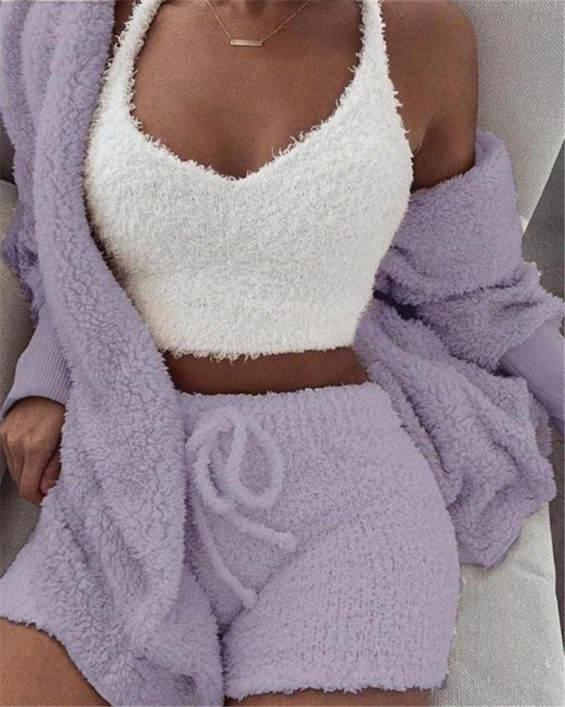 Somnia™ Originals | Warm Cotton 3 - piece Pajama Set - SOMNIA